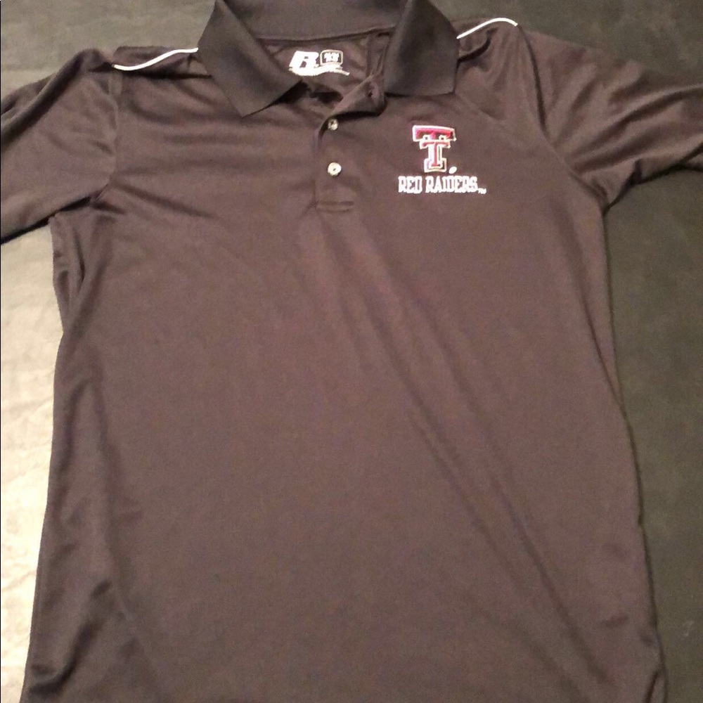 Black Dri-Fit Texas Tech Collard Tee!